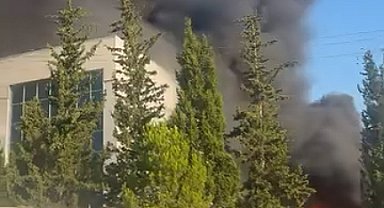 Adana'da OSB'de fabrika yangını