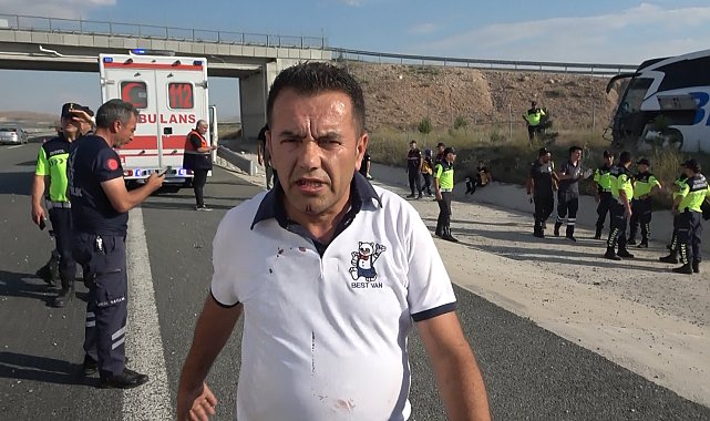 Aksaray'da 1 kişinin öldüğü, 43 kişinin yaralandığı otobüs kazasında, şoför tutuklandı