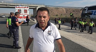 Aksaray'da 1 kişinin öldüğü, 43 kişinin yaralandığı otobüs kazasında, şoför tutuklandı