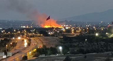 Ankara'da otluk arazide çıkan yangın söndürüldü