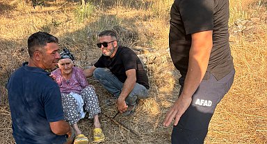 Aydın'da kaybolan 80 yaşındaki kadın, sağ olarak bulundu