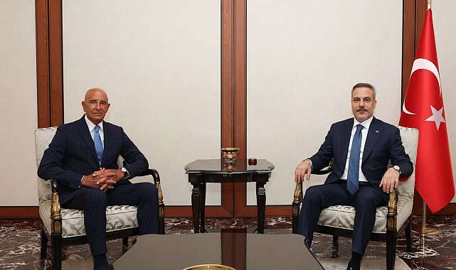 Bakan Fidan, ABD Büyükelçisi Barrack'ı kabul etti