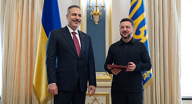 Bakan Fidan, Ukrayna Devlet Başkanı Zelenski ile görüştü