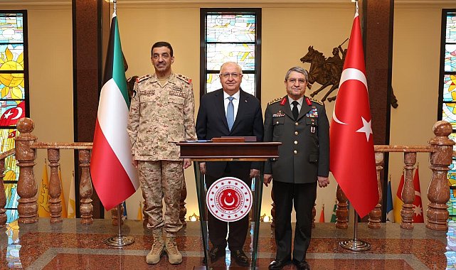 Bakan Güler, Kuveyt Genelkurmay Başkanı Al-Shuraian'ı kabul etti