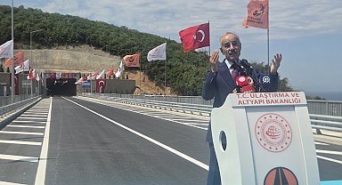 Bakan Uraloğlu: Yalova-Armutlu Yolu seyahat süresini 1 saatten 30 dakikaya düşürdük