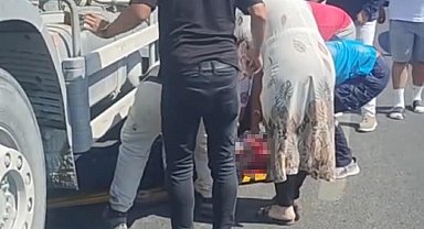 Beton mikserinin çarptığı yaya öldü