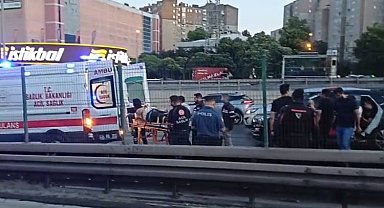Beyliküzü D-100 Karayolu'nda polis aracının da karıştığı zincirleme kaza