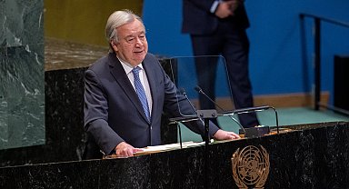 BM Genel Sekreteri Guterres, KKTC Cumhurbaşkanı Erhürman ile bir araya geldi