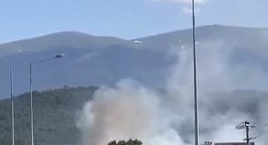 Bursa'da ot yangını; havadan ve karadan müdahale ediliyor