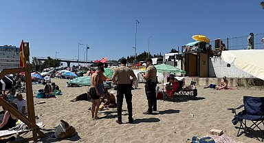 Büyükçekmece Sahili'nde dron destekli denetim