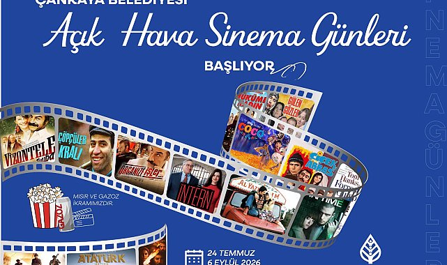 Çankaya'da Açık Hava Sinema Günleri başlıyor