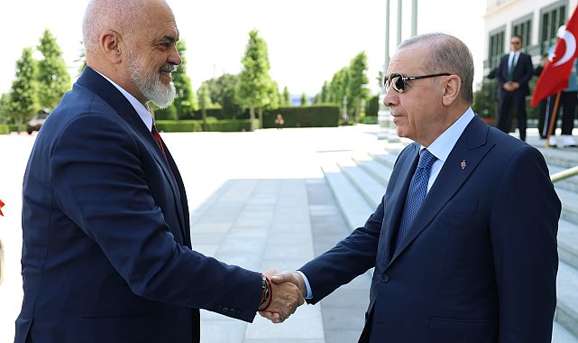 Cumhurbaşkanı Erdoğan, Arnavutluk Başbakanı Rama'yı kabul etti