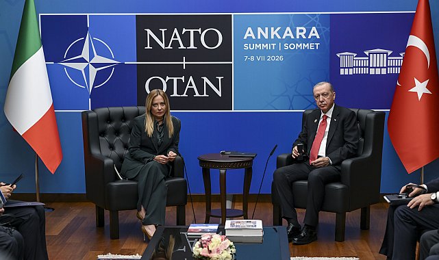 Cumhurbaşkanı Erdoğan, İtalya Başbakanı Meloni ile görüştü