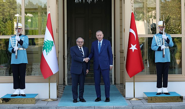 Cumhurbaşkanı Erdoğan, Lübnan Başbakanı Selam'ı kabul etti