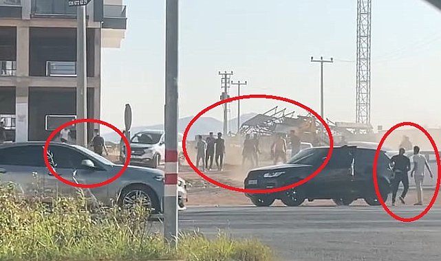Diyarbakır'da taşlı, sopalı kavga kamerada: 2 yaralı