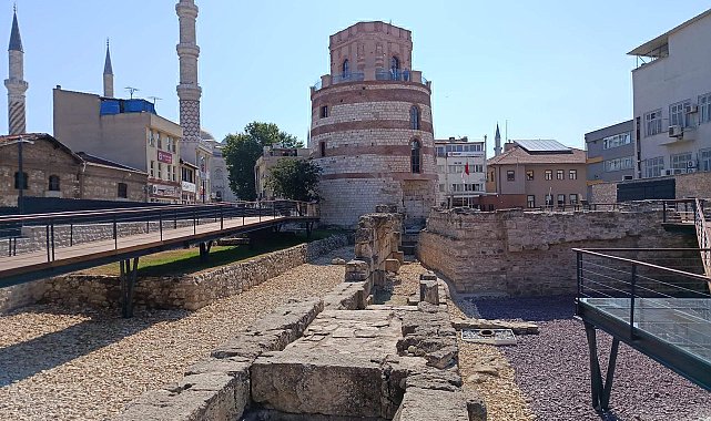 Edirne'de restorasyonu tamamlanan Makedonya Kulesi, müze olarak ziyarete açıldı