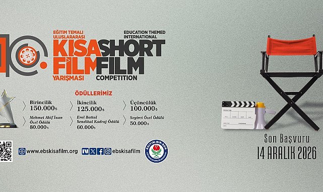 Eğitim temalı 10'uncu Uluslararası Kısa Film Yarışması'nın başvuruları başladı