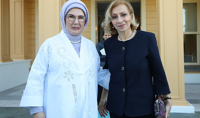 Emine Erdoğan, Lübnan Başbakanı'nın eşi Sahar Selam ile görüştü