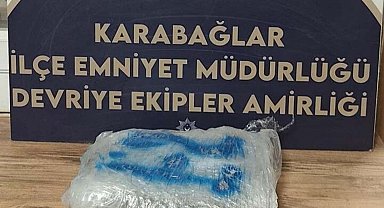 Esrarla yakalanan motosikletli tutuklandı