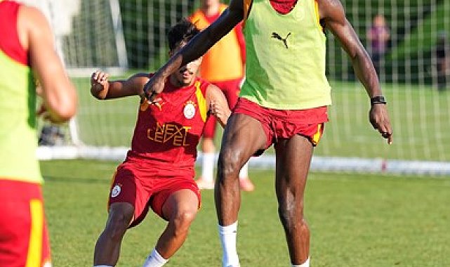 Galatasaray, günü çift antrenmanla tamamladı