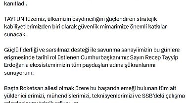 Haluk Görgün: TAYFUN füzesi sahadaki başarısını bir kez daha kanıtladı