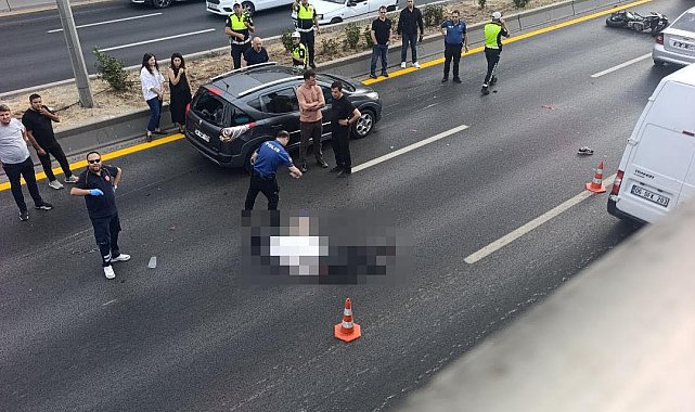 İki araca çarpan motosikletin sürücüsü uzman çavuş öldü