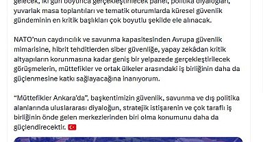 İletişim Başkanı Duran'dan 'Müttefikler Ankara'da paylaşımı