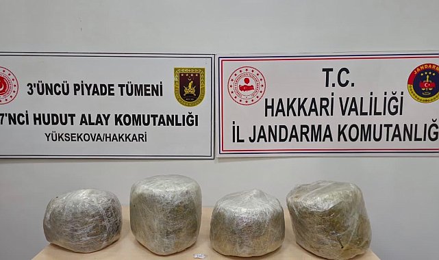 İran sınırında 11 kilo skunk ele geçirildi
