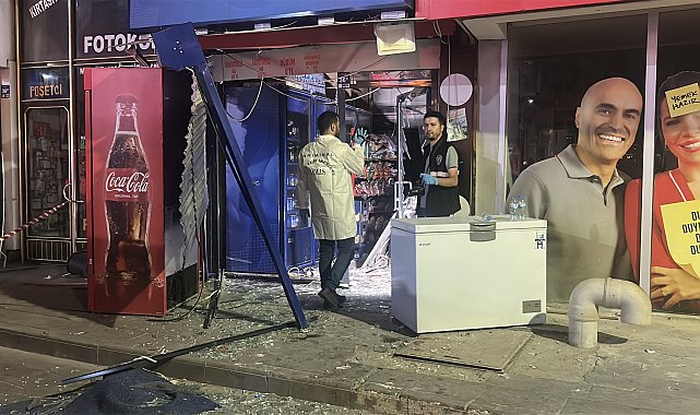 İş yerinde klima gazı patlaması hasara yol açtı
