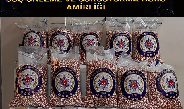 İzmir'de 280 bin sentetik ecza ele geçirildi; 3 gözaltı