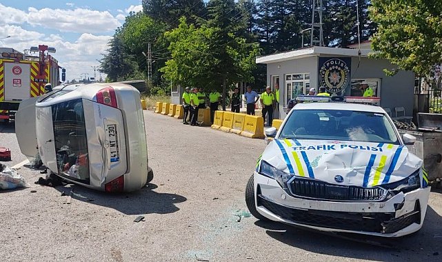 Kamyonla çarpışan otomobil takla attı: 1 çocuk öldü, 3 yaralı