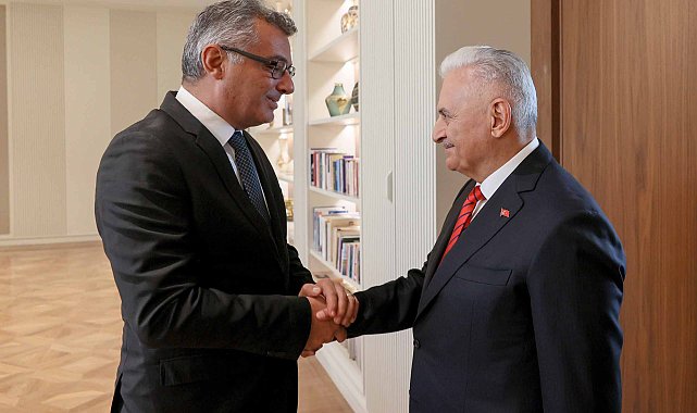 KKTC Cumhurbaşkanı Erhürman, TDT Aksakallar Konseyi Başkanı Yıldırım'ı kabul etti