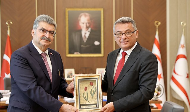 KKTC Cumhurbaşkanı Erhürman, Türkiye-KKTC Parlamentolar Arası Dostluk Grubu Başkanı ve beraberindeki heyeti kabul etti