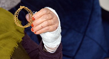 Komşu kadını bıçakla yaralayıp bileziğini gasbeden sanığa 15 yıla kadar hapis istemi