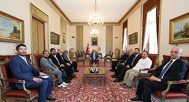 Kurtulmuş, Filipinler Bangsamoro Özerk Bölgesi Kurucu Başkanı İbrahim'i kabul etti