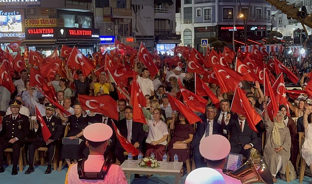 Marmaris'te '15 Temmuz' anma etkinliği