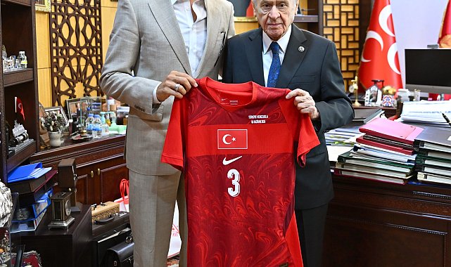 Merih Demiral, Devlet Bahçeli'yi ziyaret etti