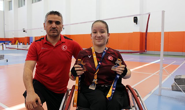 Milli para badmintoncu Tuğba: Hedefim uluslararası yarışmalarda derece yapmak