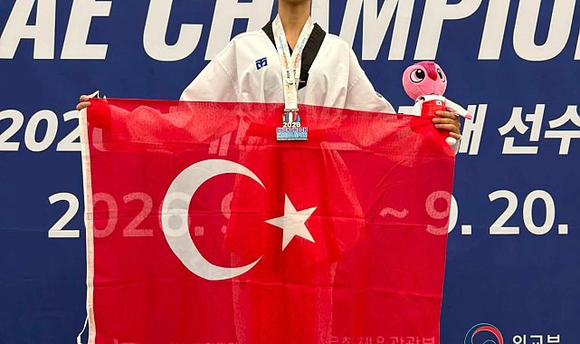 Milli tekvandocu Serpil Melek Tüfekçi'den Güney Kore'de bronz madalya