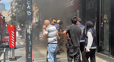 Nişantaşı'nda 7 katlı binada yangın