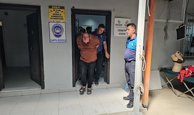 Pazar yerinde kadınların görüntülerini çeken şüpheliye gözaltı