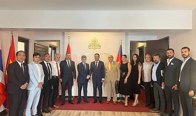 SANKON Genel Başkanı Cevahiroğlu'ndan Kamboçya Büyükelçiliği'ne ziyaret