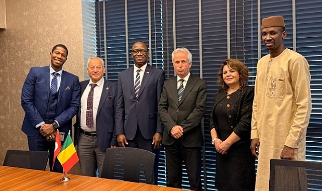 SANKON heyetinden Mali Büyükelçiliği'ne ziyaret