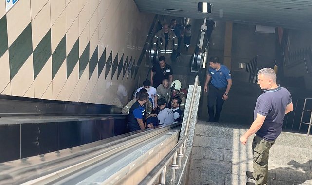Şişli'de görme engelli kişi metro raylarına düştü; itfaiye kurtardı