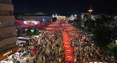 Sivas'ta '15 Temmuz' yürüyüşü