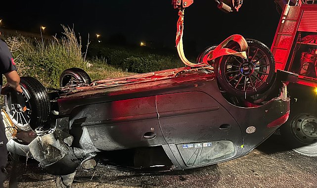 Sulama kanalına düşen otomobilin sürücüsü öldü