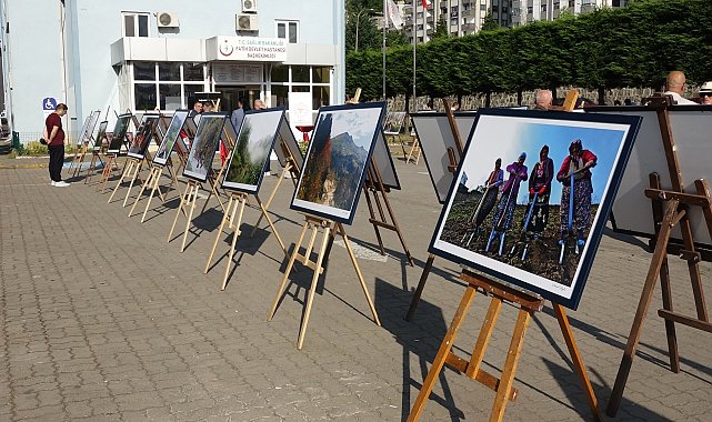 Trabzon'da çektiği 70 fotoğrafını, doğduğu hastaneye bağışladı