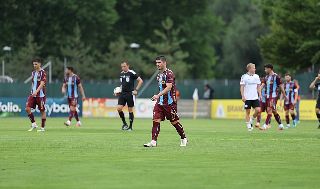 Trabzonspor hazırlık maçında Eintracht Frankfurt'a 3-0 mağlup oldu