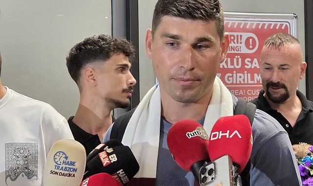 Trabzonspor'un yeni transferi Malinovskyi kente geldi Metin eklendi