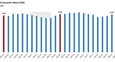 TÜİK: Ücretli çalışan sayısı yıllık yüzde 0,5 arttı